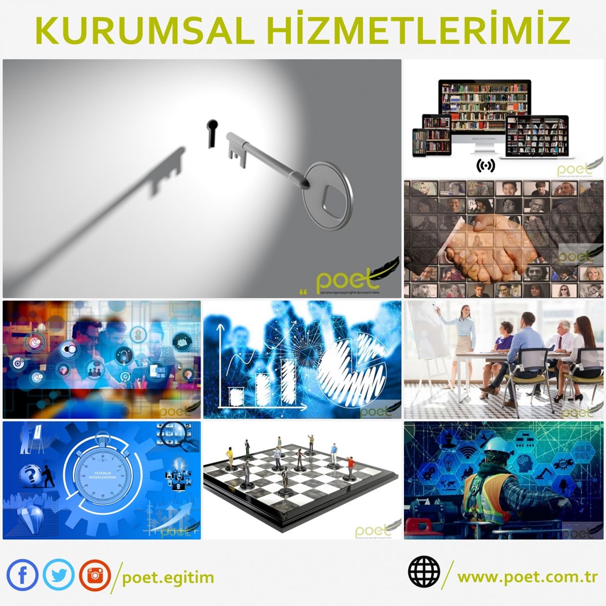 POET Eğitim ve Danışmanlık Merkezi Kurumsal Hizmetlerimiz...